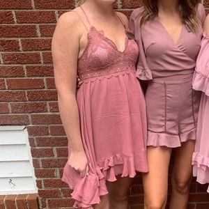 Heart Swoon Boutique Blush Flowy Dress